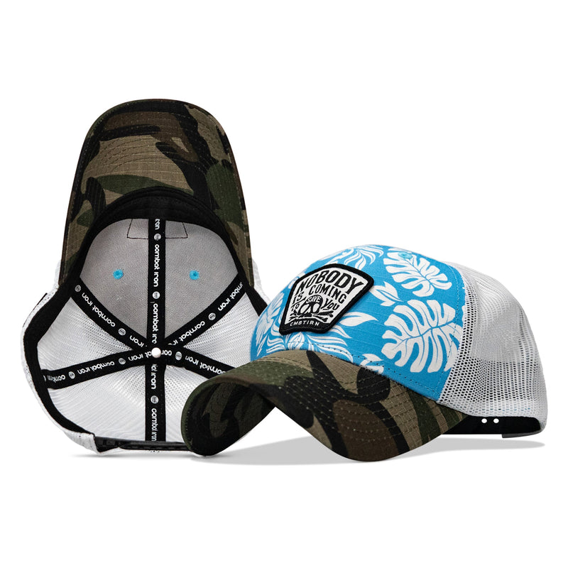 Load image into Gallery viewer, Nobody Is Coming To Save You Skull Patch Original Ripstop Snapback Hat
