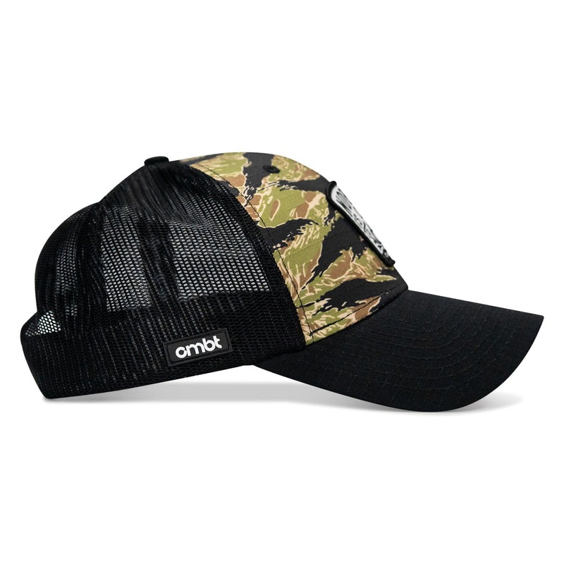 Load image into Gallery viewer, Nobody Is Coming To Save You Skull Patch Original Ripstop Snapback Hat
