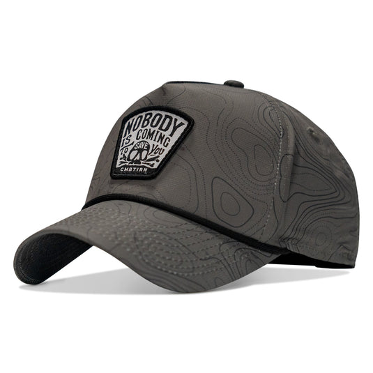 Nobody Is Coming To Save You Skull Patch Waterproof Weekender Snapback