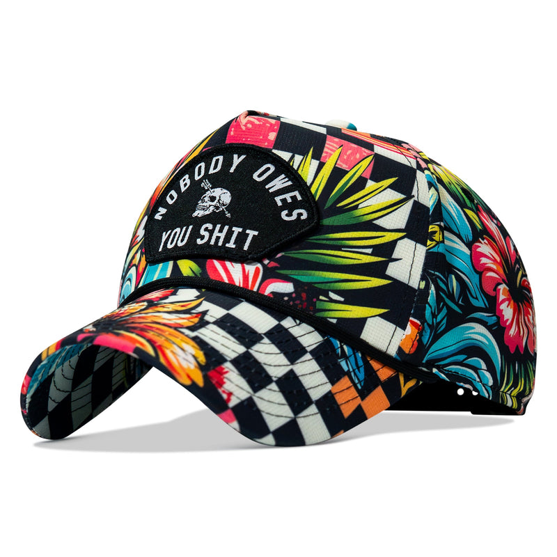 Load image into Gallery viewer, Nobody Owes You Shit Arched Patch Waterproof Weekender Snapback
