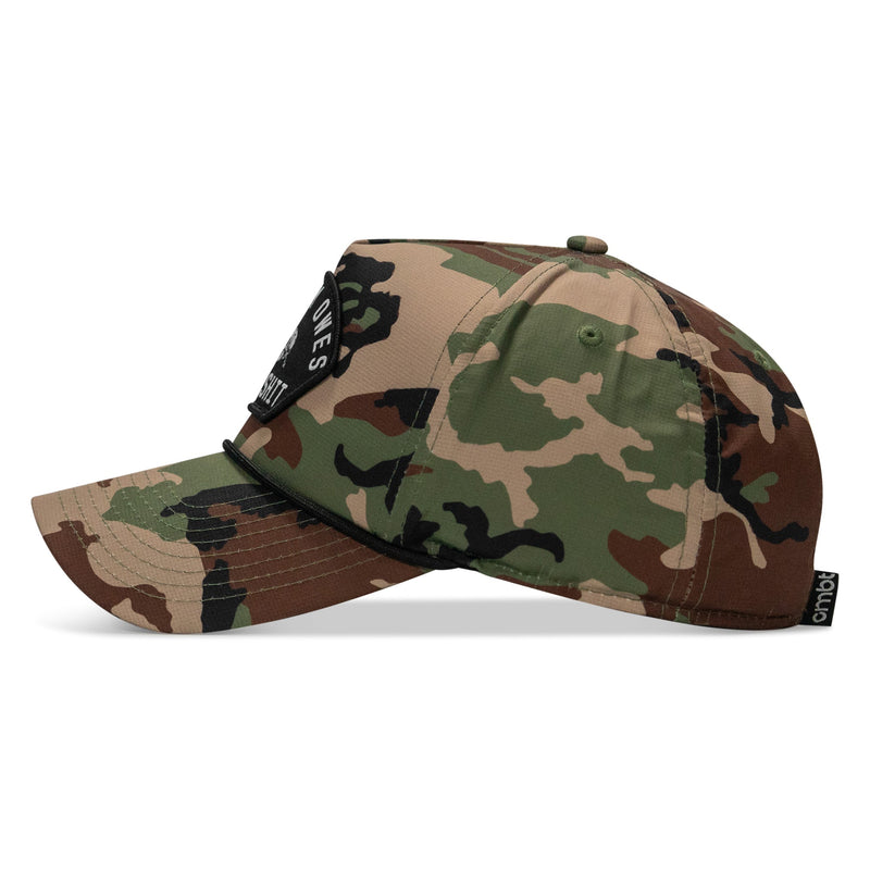 Load image into Gallery viewer, Nobody Owes You Shit Arched Patch Waterproof Weekender Snapback
