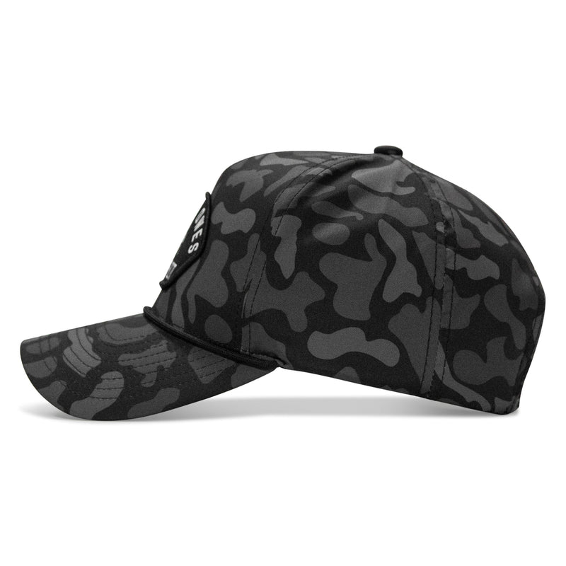 Load image into Gallery viewer, Nobody Owes You Shit Arched Patch 5 Pannel Rope Snapback
