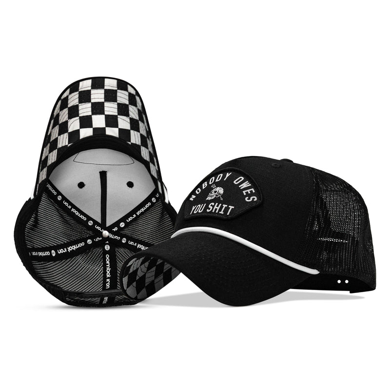 Load image into Gallery viewer, Nobody Owes You Shit Patch Rope Snapback Hat
