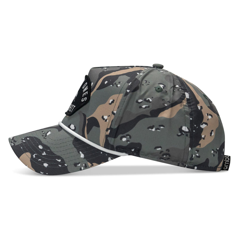 Load image into Gallery viewer, Nobody Owes You Shit Arched Patch Waterproof Weekender Snapback
