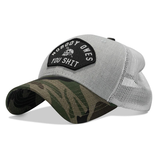 Nobody Owes You Shit Patch Original Ripstop Snapback Hat