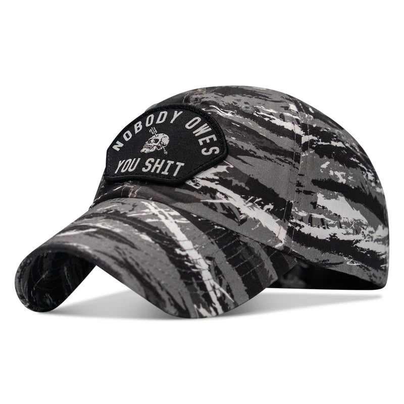Load image into Gallery viewer, Nobody Owes You Shit Arched Patch Tactical Ripstop Mesh Snapback Hat
