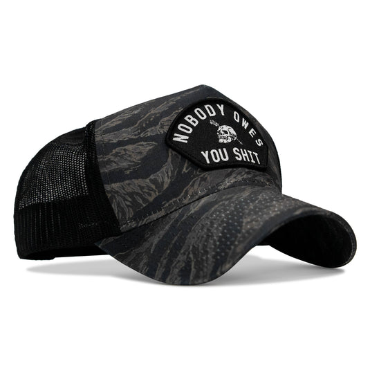 Nobody Owes You Shit Patch Five Panel Breacher Snapback Hat