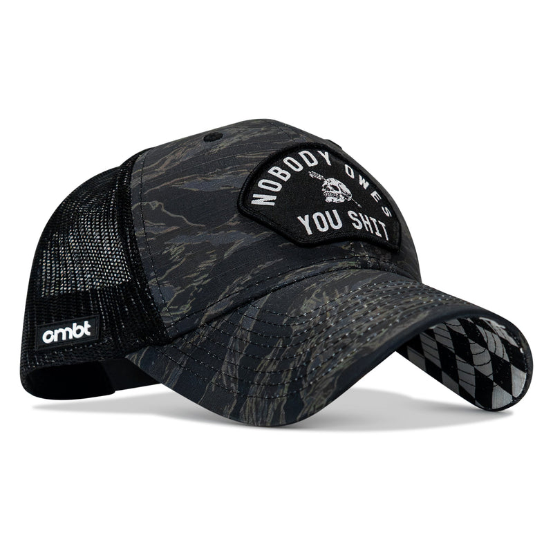 Load image into Gallery viewer, Nobody Owes You Shit Patch Original Ripstop Snapback Hat

