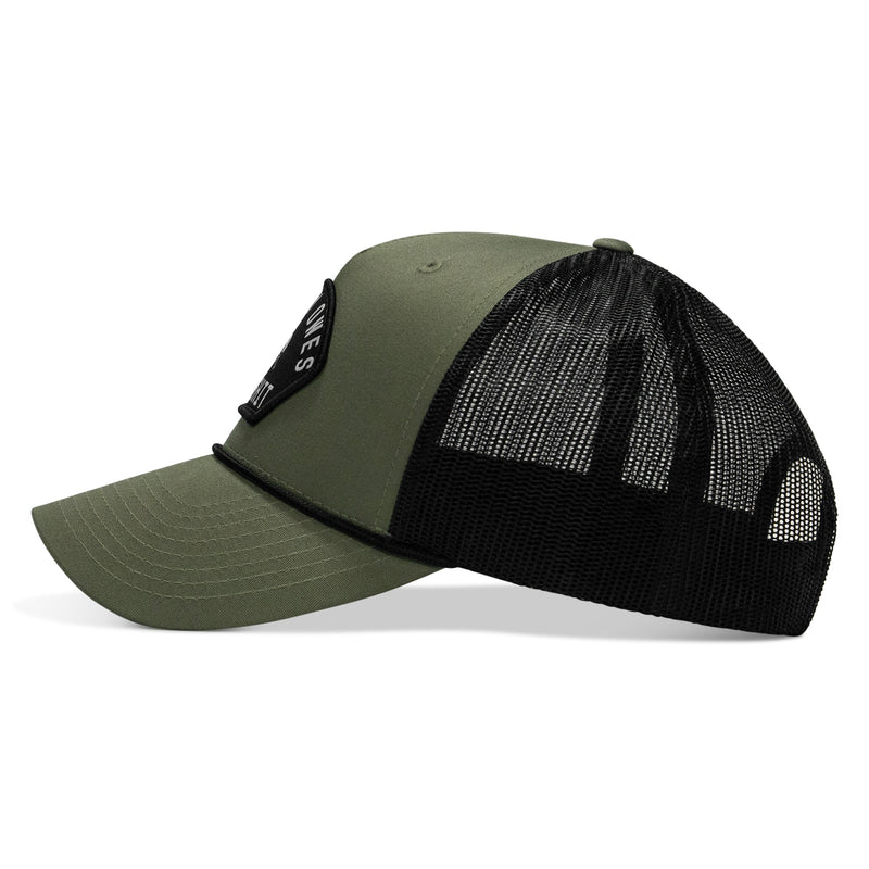 Load image into Gallery viewer, Nobody Owes You Shit Skull Arched Patch Rope Snapback

