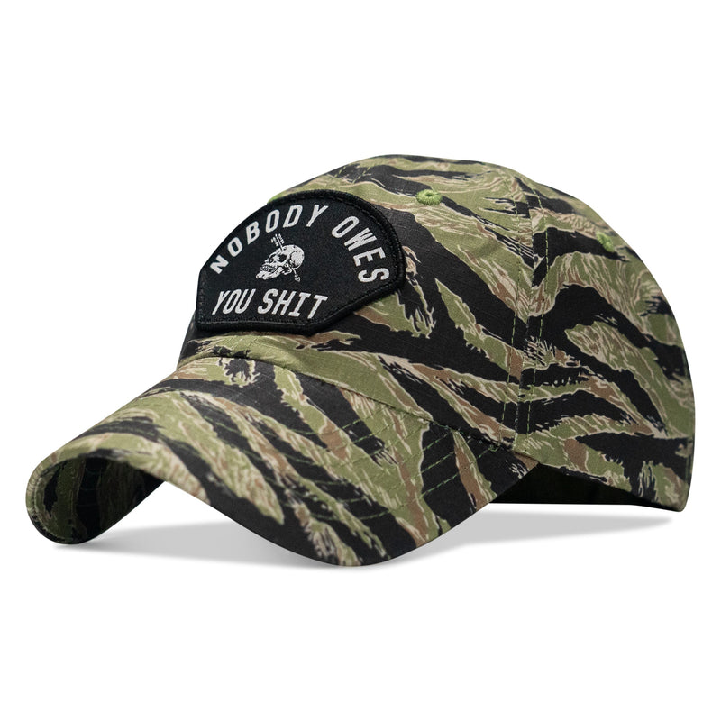 Load image into Gallery viewer, Nobody Owes You Shit Arched Patch Tactical Ripstop Mesh Snapback Hat
