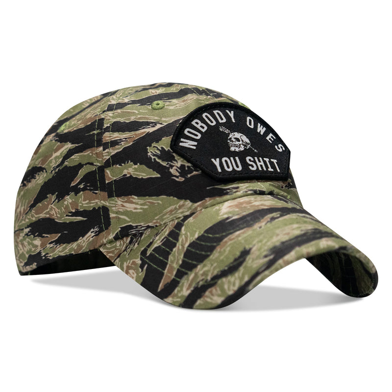 Load image into Gallery viewer, Nobody Owes You Shit Arched Patch Tactical Ripstop Mesh Snapback Hat
