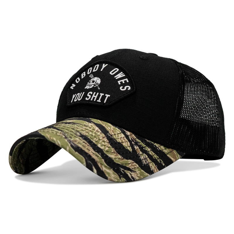 Load image into Gallery viewer, Nobody Owes You Shit Patch Original Ripstop Snapback Hat
