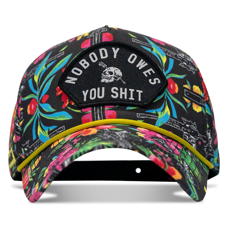 Load image into Gallery viewer, Nobody Owes You Shit Arched Patch Waterproof Weekender Snapback
