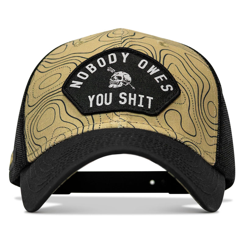 Load image into Gallery viewer, Nobody Owes You Shit Patch Original Ripstop Snapback Hat
