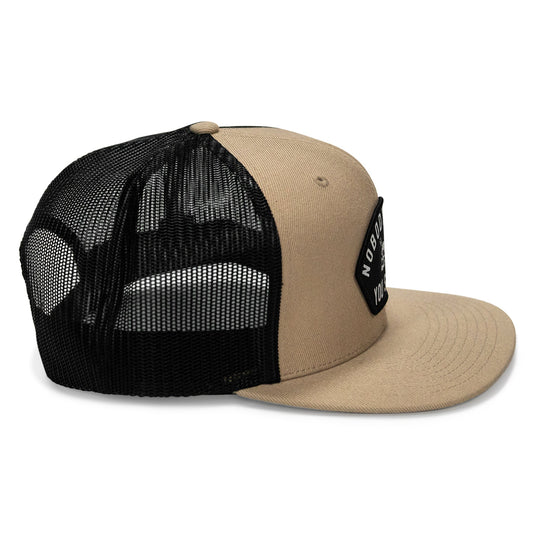 Nobody Owes You Shit Arched Patch Flatbill SnapBack Hat