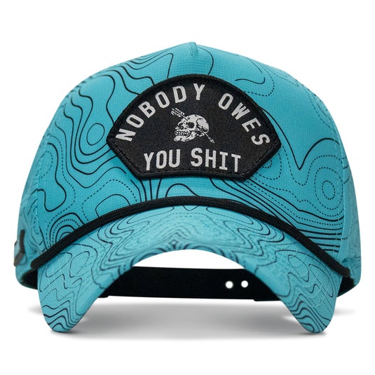 Nobody Owes You Shit Arched Patch Waterproof Weekender Snapback