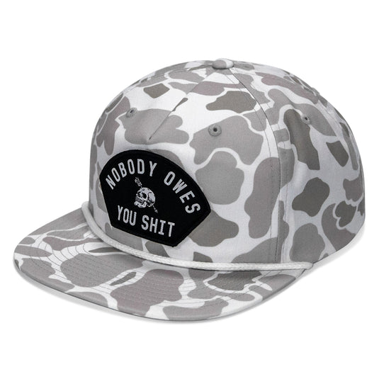 Nobody Owes You Shit Patch Flatbill Hat