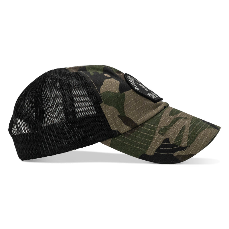 Load image into Gallery viewer, Nobody Owes You Shit Arched Patch Tactical Ripstop Mesh Snapback Hat
