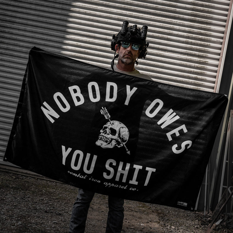 Load image into Gallery viewer, Nobody Owes You Sht 3' x 5' Flag

