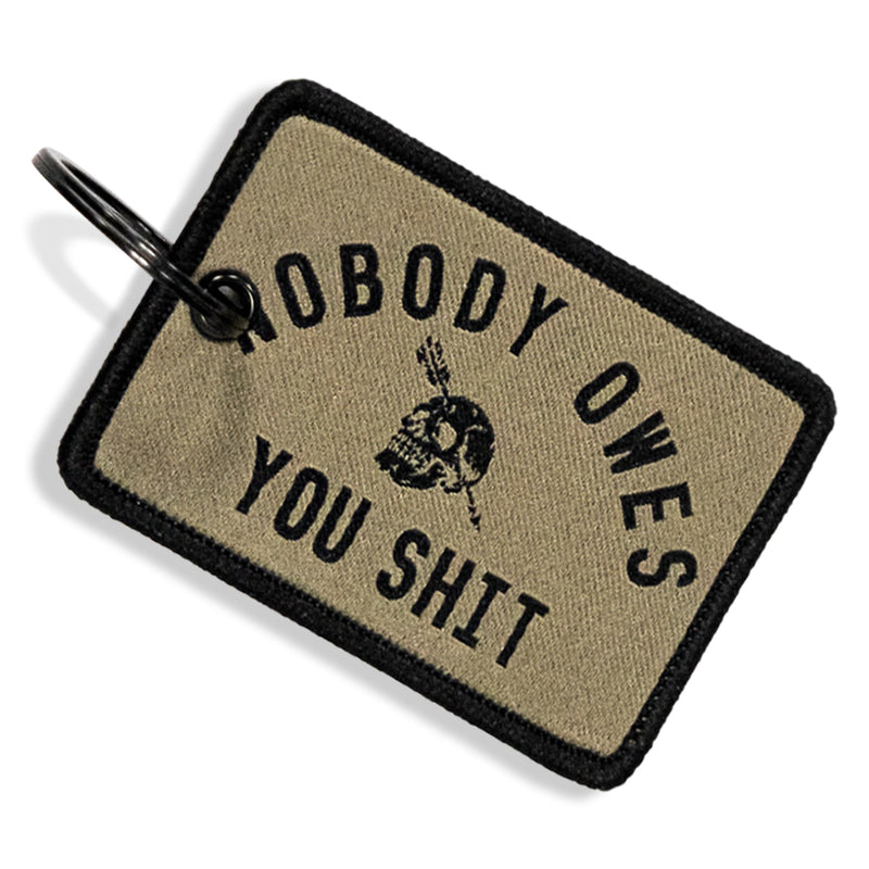Load image into Gallery viewer, Nobody Owes You Shit Keychain

