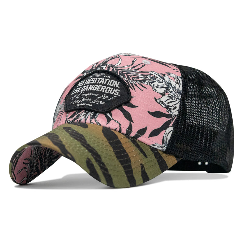 Load image into Gallery viewer, No Hesitation. Live Dangerous Patch Original Ripstop Snapback Hat
