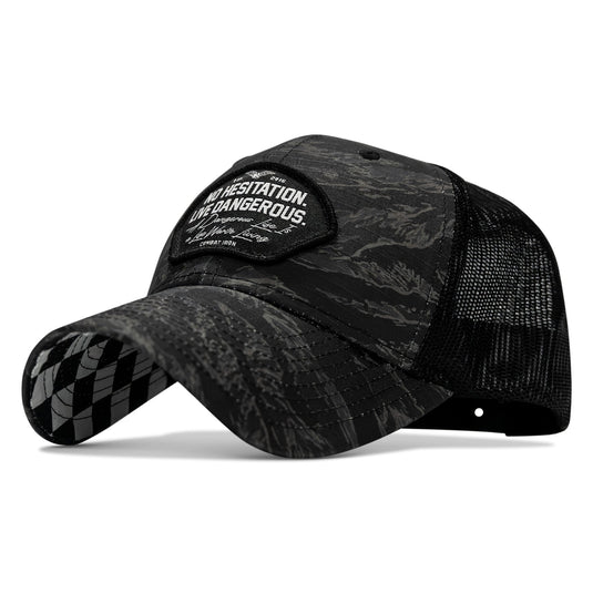 No Hesitation. Live Dangerous Patch Original Ripstop Snapback Hat