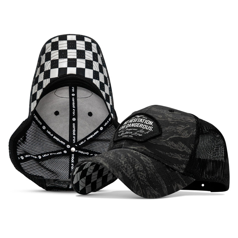 Load image into Gallery viewer, No Hesitation. Live Dangerous Patch Original Ripstop Snapback Hat
