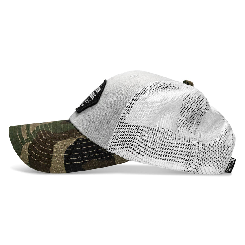 Load image into Gallery viewer, No Hesitation. Live Dangerous Patch Original Ripstop Snapback Hat
