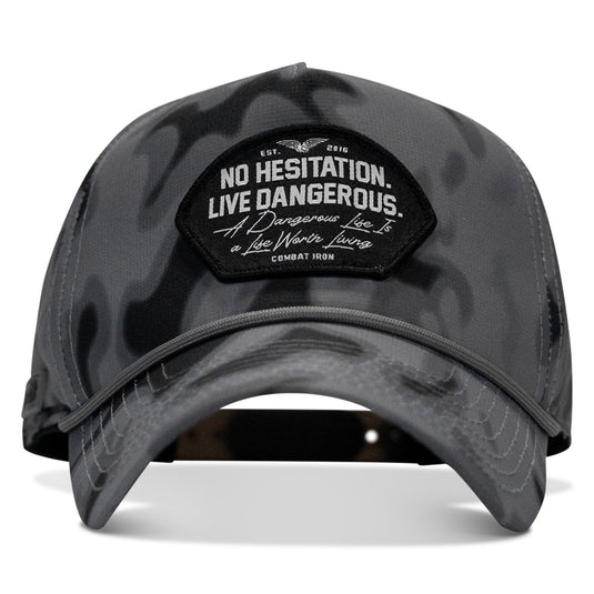 No Hesitation. Live Dangerous Patch Weekender Snapback