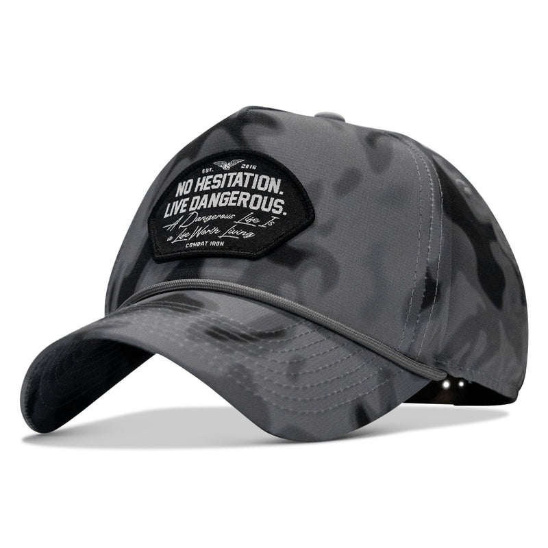 Load image into Gallery viewer, No Hesitation. Live Dangerous Patch Weekender Snapback
