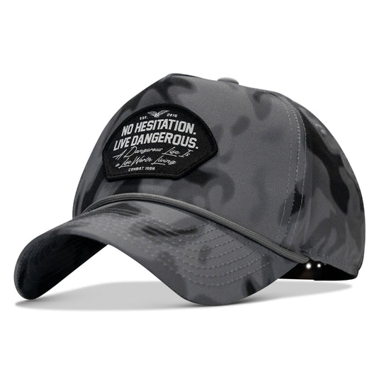 No Hesitation. Live Dangerous Patch Weekender Snapback