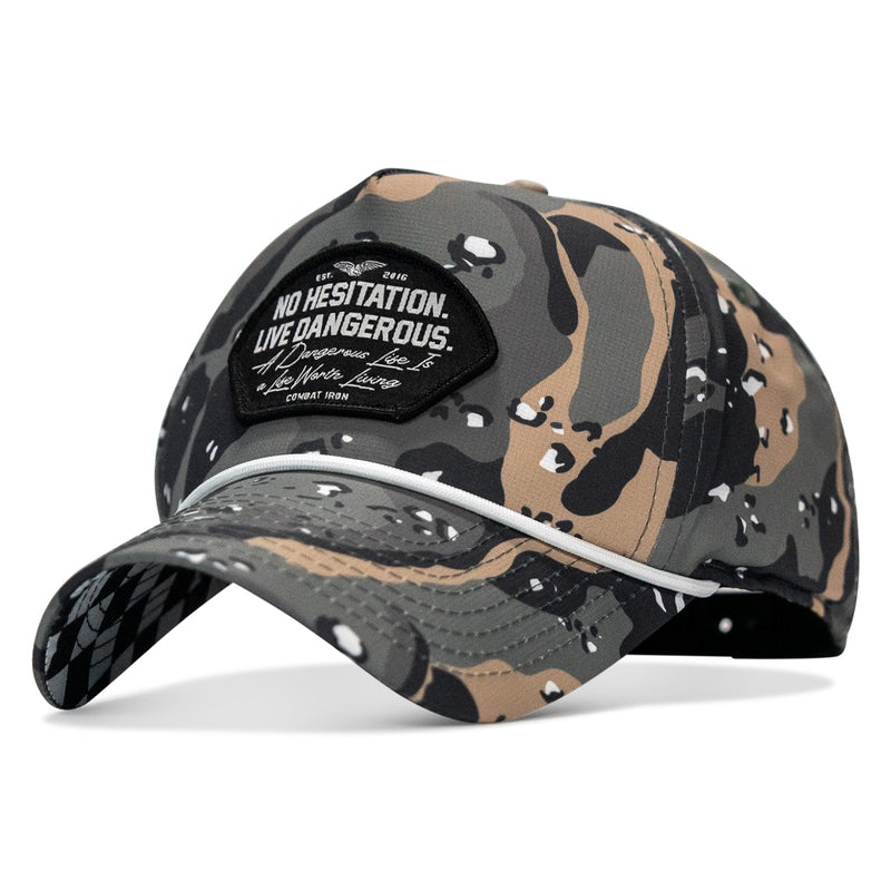 Load image into Gallery viewer, No Hesitation. Live Dangerous Patch Weekender Snapback
