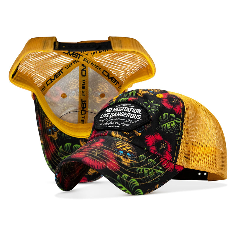 Load image into Gallery viewer, No Hesitation. Live Dangerous Patch Tactical Ripstop Mesh Snapback Hat
