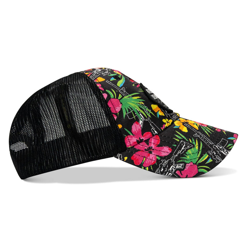 Load image into Gallery viewer, No Hesitation. Live Dangerous Patch Tactical Ripstop Mesh Snapback Hat
