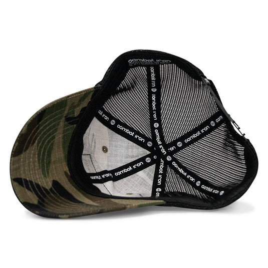 No Hesitation. Live Dangerous Patch Tactical Ripstop Mesh Snapback Hat