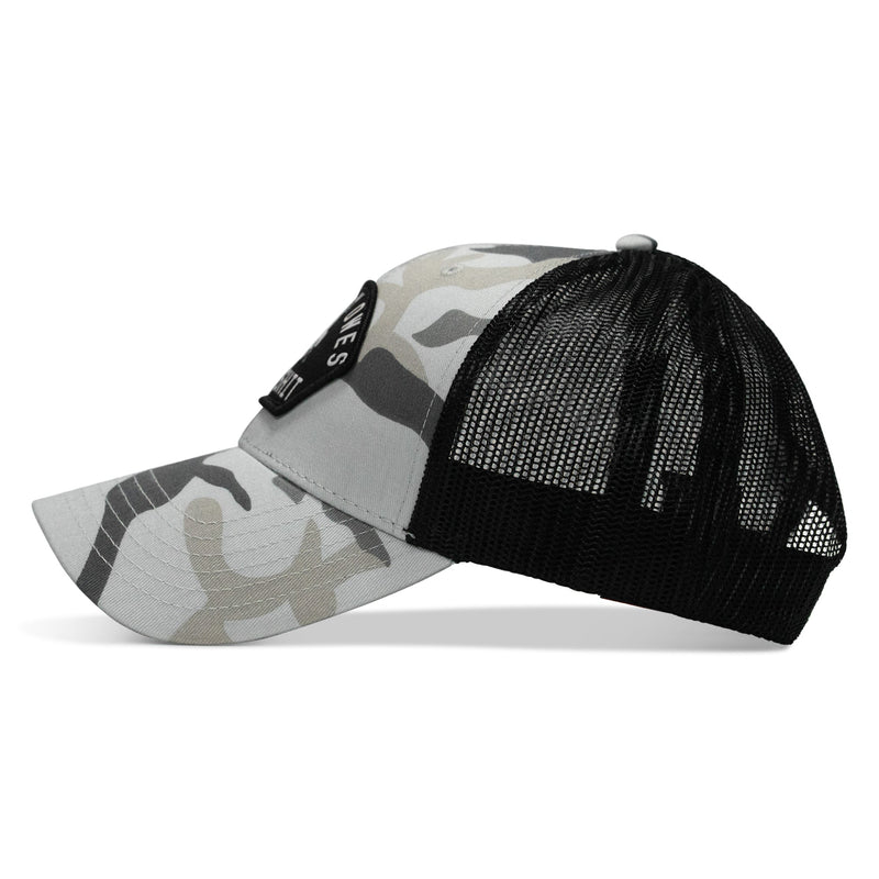 Load image into Gallery viewer, Nobody Owes You Shit Arched Skull Patch Snapback
