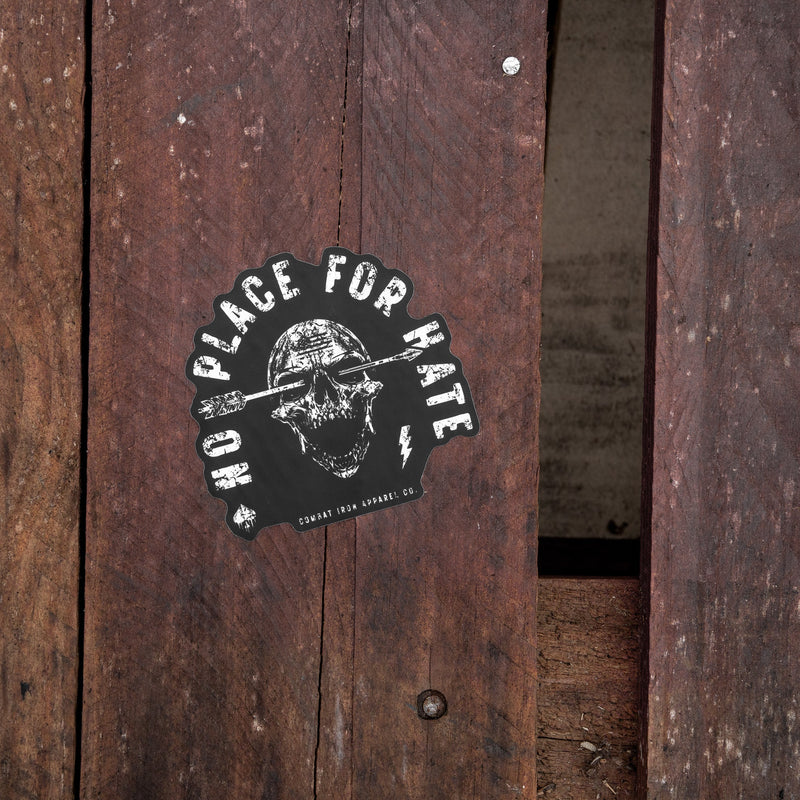 Load image into Gallery viewer, No Place For Hate Skull Decal
