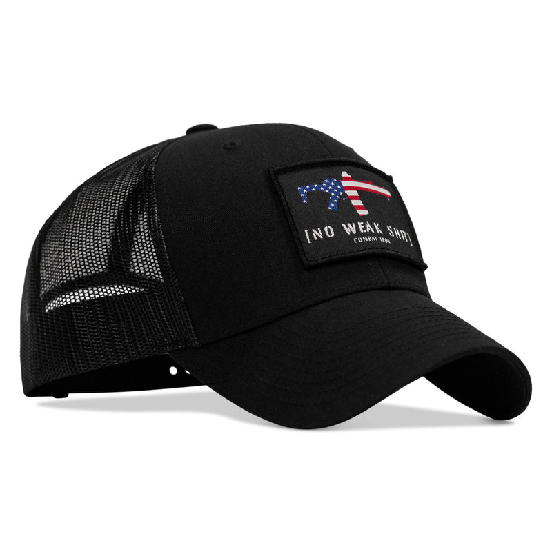 Load image into Gallery viewer, No Weak Shit Patch Snapback Hat
