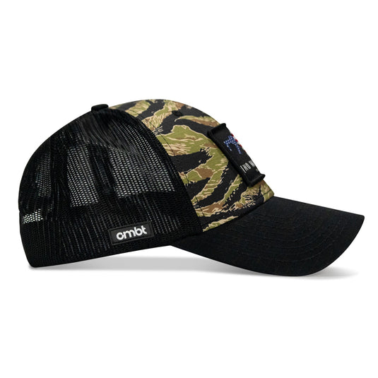 No Weak Shit American Flag Rifle Patch Original Ripstop Snapback Hat