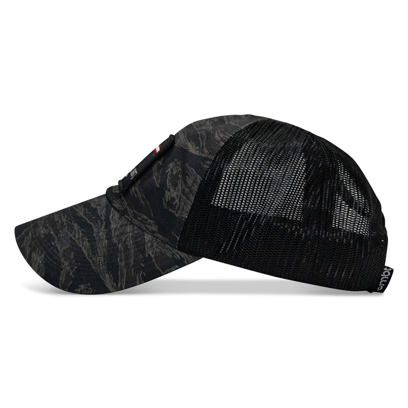 Load image into Gallery viewer, No Weak Shit American Flag Rifle Patch Tactical Ripstop Mesh Snapback Hat
