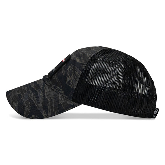 No Weak Shit American Flag Rifle Patch Tactical Ripstop Mesh Snapback Hat
