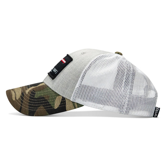No Weak Shit American Flag Rifle Patch Original Ripstop Snapback Hat