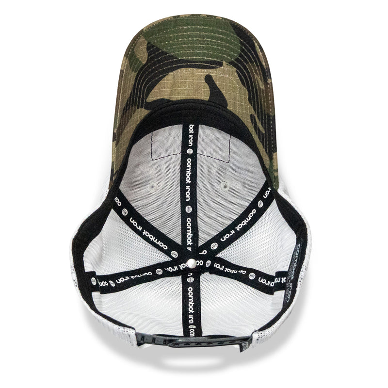 Load image into Gallery viewer, No Weak Shit American Flag Rifle Patch Original Ripstop Snapback Hat
