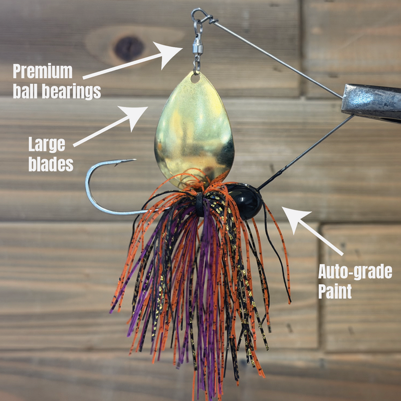 Load image into Gallery viewer, Nighttime Spinnerbait
