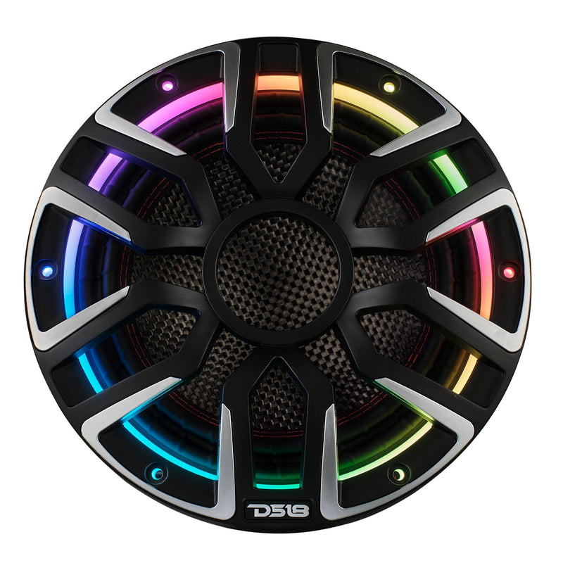 Load image into Gallery viewer, 10” Neodymium Marine &amp; Powersports Subwoofer With Carbon Fiber Cone | 600W RMS 4-Ohm
