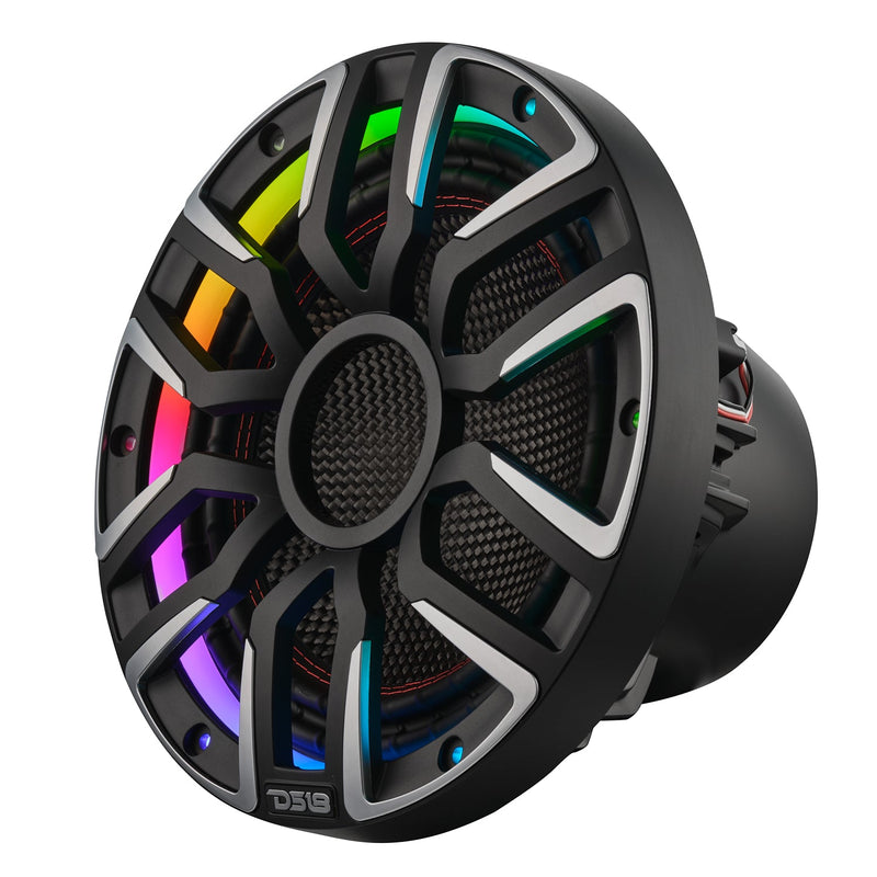 Load image into Gallery viewer, 10” Neodymium Marine &amp; Powersports Subwoofer With Carbon Fiber Cone | 600W RMS 4-Ohm

