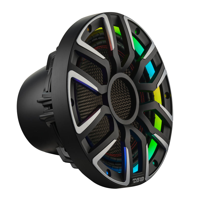 Load image into Gallery viewer, 10” Neodymium Marine &amp; Powersports Subwoofer With Carbon Fiber Cone | 600W RMS 4-Ohm
