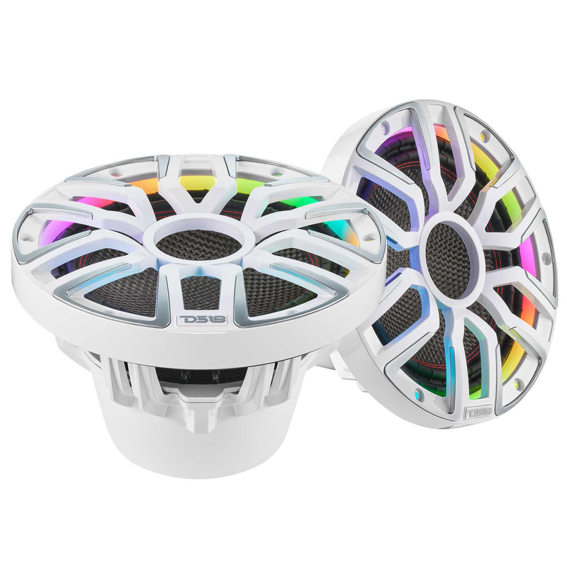 Load image into Gallery viewer, 12&quot; Neodymium Marine &amp; Powersport Subwoofer with Digital LED Lights and Carbon Fiber Cone | 800W RMS 4-Ohm
