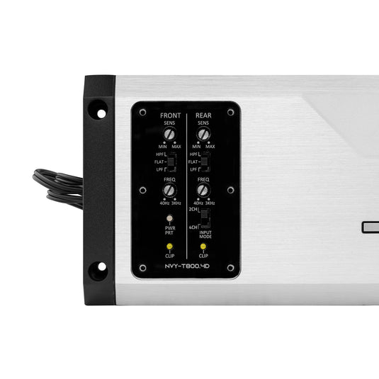 NVY 4-Channel Full-Range IP67 Marine and Powersports Amplifier 200 x 4 @ 4-Ohm Watts RMS