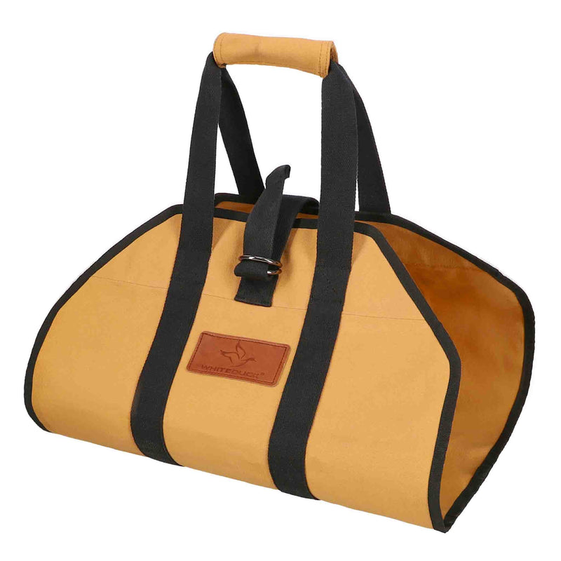 Load image into Gallery viewer, Diamond Shape Canvas Firewood Log Carriers
